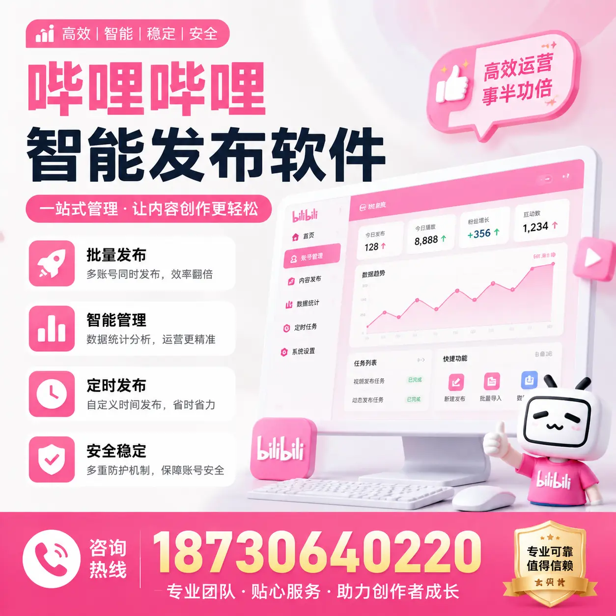 如何评估哔哩哔哩智能发布软件的ROI？亳州 企业必读